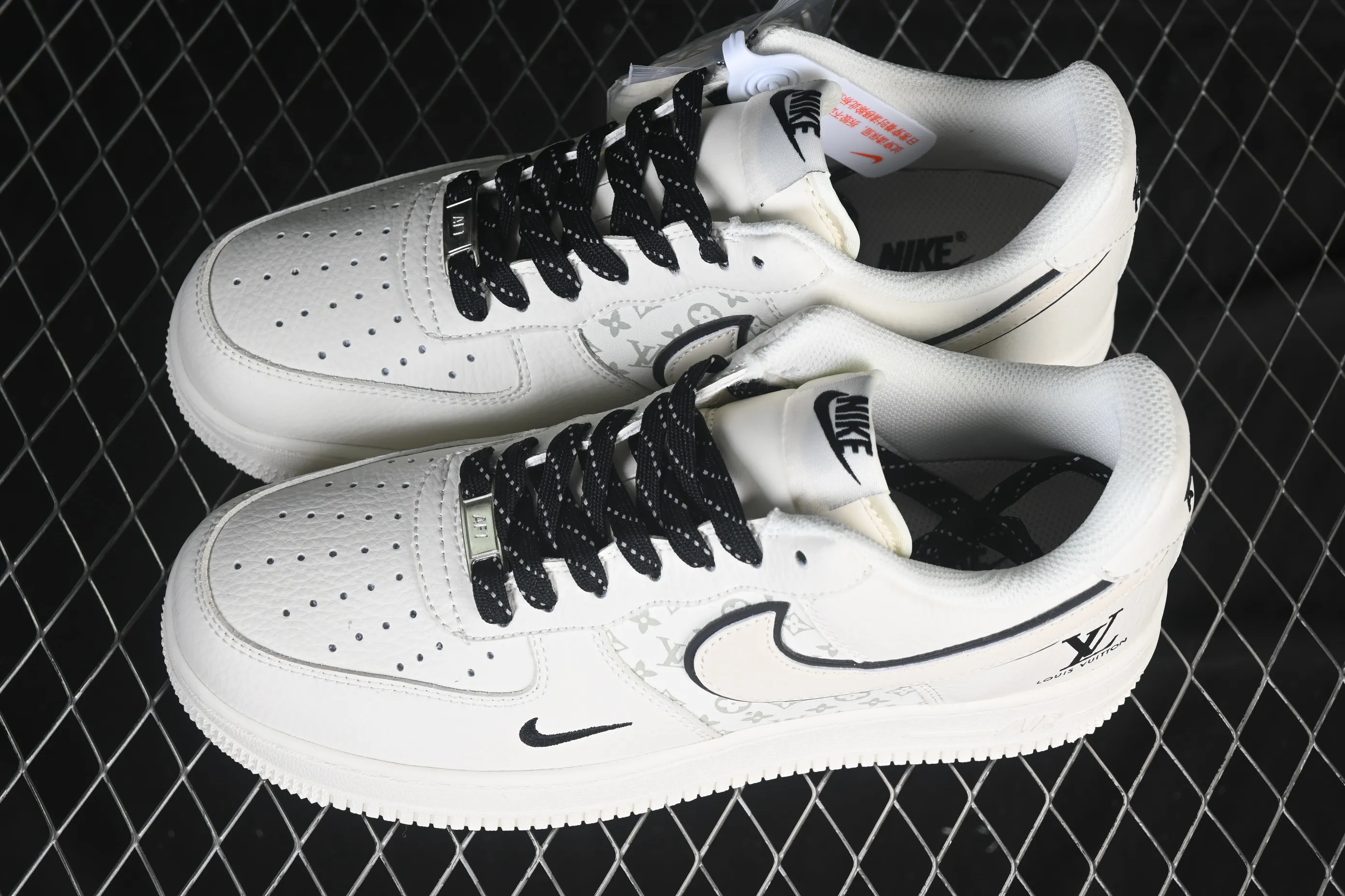 All categories Nk Air Force 1 Air Force series Nk Air Force 1 Low Air Force low-top Nike Air Force 1'07 Low LV joint off-white small black hook Air Force 1 low-top casual sneakers CS5288-035